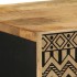 Aparador de madera maciza de mango rugosa 40x33,5x110