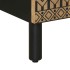 Aparador de madera maciza de mango rugosa 40x33,5x110