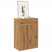Mueble zapatero madera de ingeniería roble artisan 60x35x84 cm