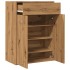 Mueble zapatero madera de ingeniería roble artisan 60x35x84