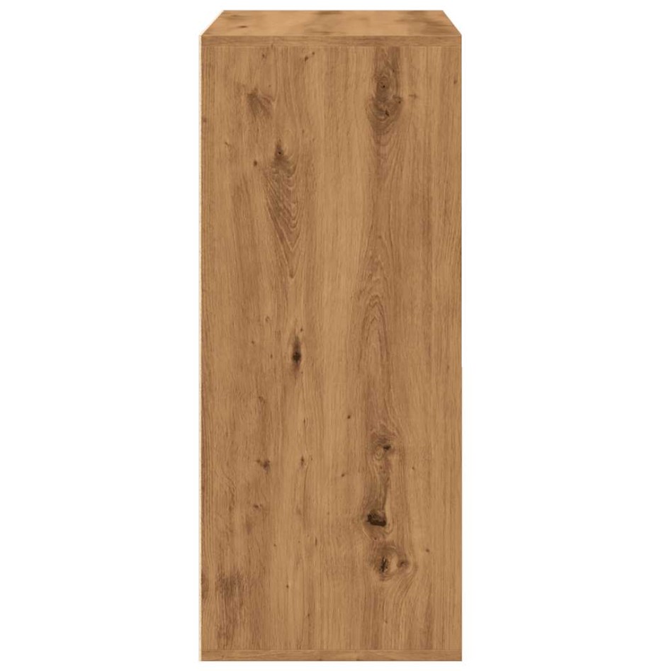 Mueble zapatero madera de ingeniería roble artisan 60x35x84