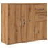 Aparador de madera de ingeniería roble artisan 91x29,5x75