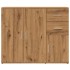 Aparador de madera de ingeniería roble artisan 91x29,5x75
