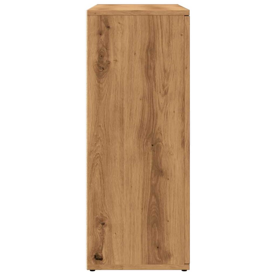Aparador de madera de ingeniería roble artisan 91x29,5x75