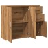 Aparador de madera de ingeniería roble artisan 91x29,5x75