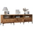 Mueble de TV madera ingeniería madera envejecida 150x30x44,5