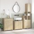 Juego de muebles de baño 4 pzas contrachapada roble