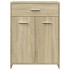 Juego de muebles de baño 4 pzas contrachapada roble