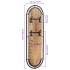 Percheros de pared 4 ganchos 2 uds madera maciza mango