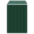 Cobertizo contenedores dobles basura acero verde 144x81x113