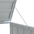Cobertizo contenedor doble basura acero antracita 144x81x113