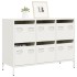 Aparador de acero laminado en frío blanco 101,5x39x73,5