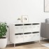 Aparador de acero laminado en frío blanco 101,5x39x73,5