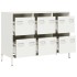 Aparador de acero laminado en frío blanco 101,5x39x73,5