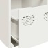 Aparador de acero laminado en frío blanco 101,5x39x73,5