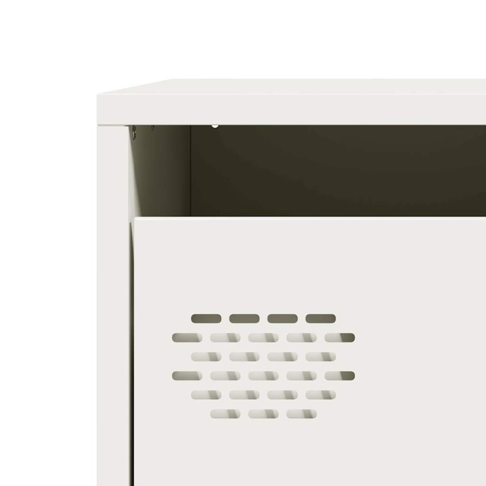 Aparador de acero laminado en frío blanco 101,5x39x73,5