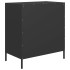 Aparador de acero laminado en frío negro 68x39x73,5
