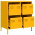 Aparador acero laminado en frío amarillo mostaza 68x39x73,5