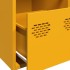 Aparador acero laminado en frío amarillo mostaza 68x39x73,5