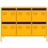 Aparador acero laminado frío amarillo mostaza 101,5x39x73,5