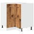 Armario cocina madera ingeniería envejecida 75,5x75,5x81,5