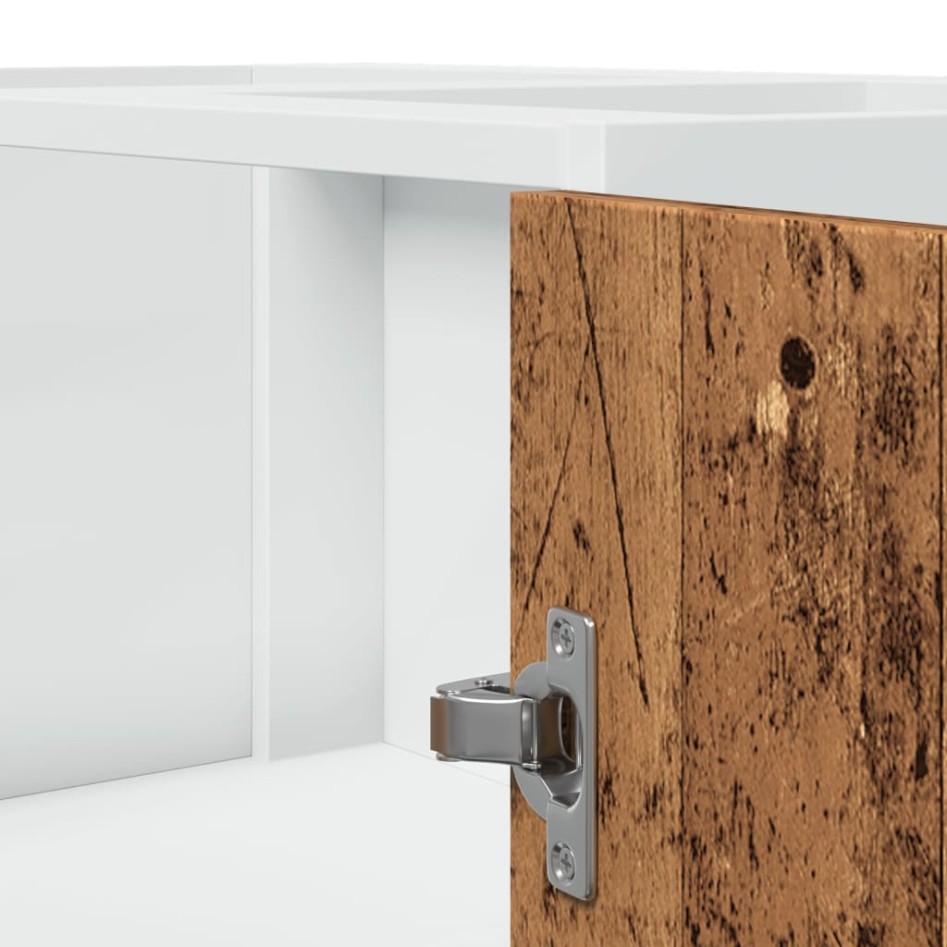 Armario cocina madera ingeniería envejecida 75,5x75,5x81,5