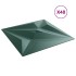 Paneles de pared 48 uds XPS estrella verde 50x50 cm 12