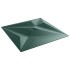 Paneles de pared 48 uds XPS estrella verde 50x50 cm 12