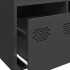 Aparador de acero negro 101,5x39x103,5