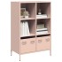 Aparador acero rosa 68x39x103,5