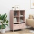 Aparador acero rosa 68x39x103,5