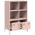 Aparador acero rosa 68x39x103,5