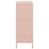 Aparador acero rosa 68x39x103,5