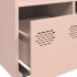 Aparador acero rosa 68x39x103,5