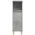 Set muebles de baño 2 piezas madera contrachapada gris
