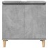 Set muebles de baño 2 piezas madera contrachapada gris