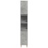 Set muebles de baño 2 piezas madera contrachapada gris