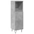 Set muebles de baño 2 piezas madera contrachapada gris