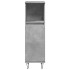 Set muebles de baño 2 piezas madera contrachapada gris