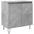 Set muebles de baño 2 piezas madera contrachapada gris