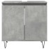 Set muebles de baño 2 piezas madera contrachapada gris