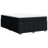 Cama box spring con colchón tela negro 160x200