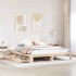 Estructura de cama sin colchón madera maciza de pino 200x200