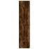 Aparador de madera de ingeniería roble ahumado 40x42,5x185