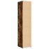 Aparador de madera de ingeniería roble ahumado 40x42,5x185