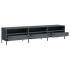 Mueble de TV acero laminado en frío antracita 202x39x43,5