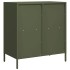 Aparador de acero laminado en frío verde oliva 68x39x73,5