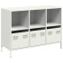 Aparador de acero laminado en frío blanco 101,5x39x73,5