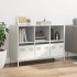 Aparador de acero laminado en frío blanco 101,5x39x73,5