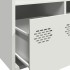 Aparador de acero laminado en frío blanco 101,5x39x73,5